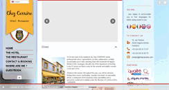 Desktop Screenshot of hotelrestaurant-chezcarriere.com